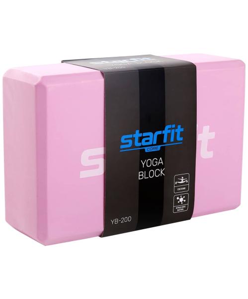 Блоки для йоги STARFIT YB-200 EVA (Розовый пастель)